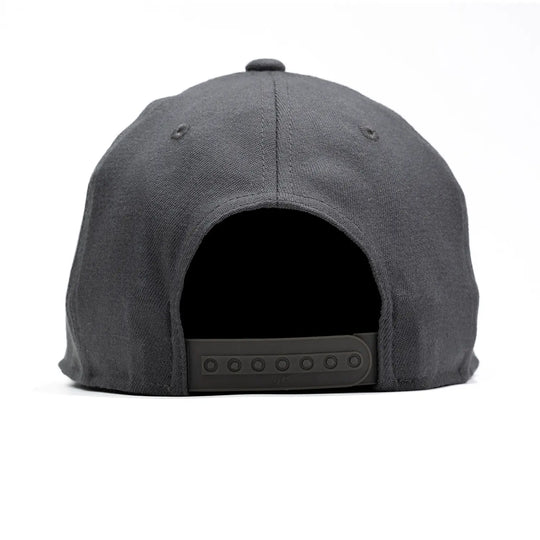 Baseline Boss Bandit gray pickleball hat rear view. Sports cap displaying snapback closure and back design.